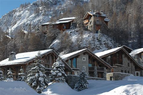 The luxury chalet Eagle's Nest perched on the top of the rock ...