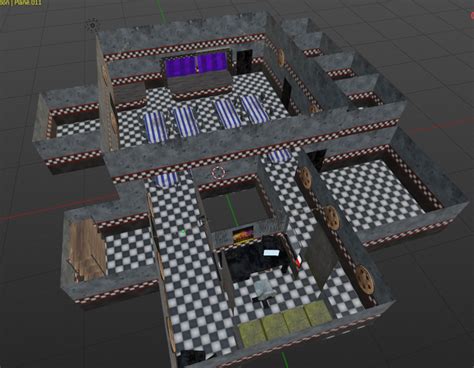 FNaF 1 map wip by ItsRainingNans on DeviantArt