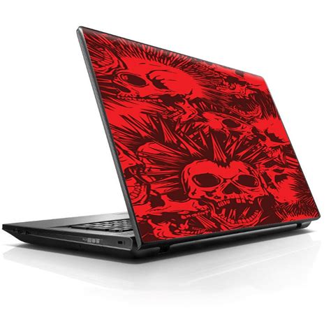 Laptop Notebook Universal Skin Decal Fits 13.3" to 15.6" / Red Punk ...