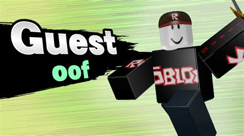 Robloxian Guest goes oof! [Super Smash Bros. (Wii U)] [Mods]