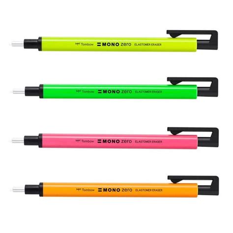 Mono Zero Precision Eraser Pen - Colours Listed - Stationery & Pens ...