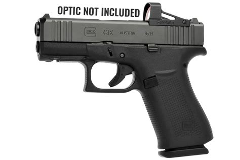 Glock 43x MOS 9mm Optics Ready Slimline Pistol (LE) | Vance Outdoors