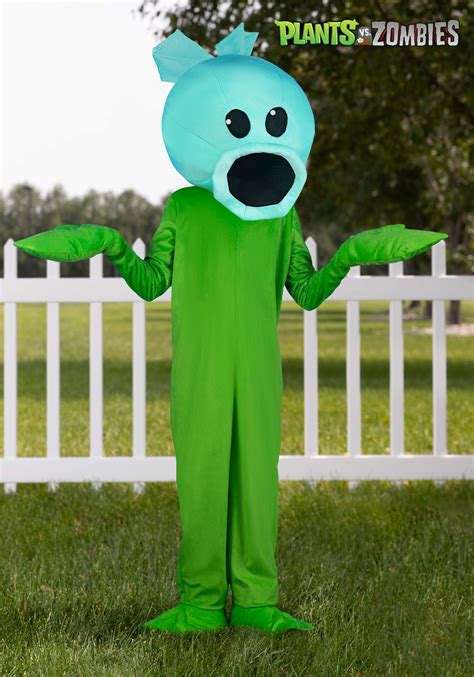 Plants Vs Zombies Snow Pea Costume Jumpsuit for Kid's