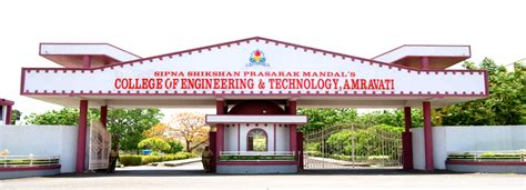 Sipna College of Engineering and Technology, Amravati: Courses, Fees ...