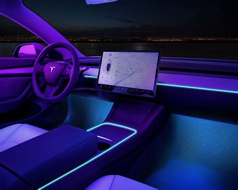 Does Tesla Model Y Have Ambient Lighting? - AutoLoveria