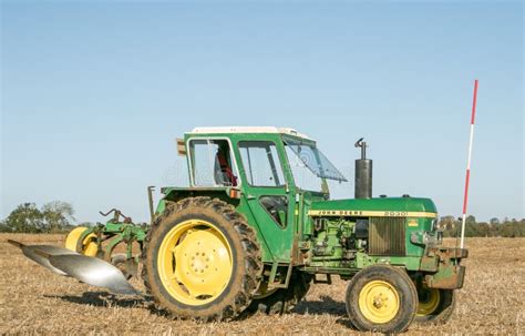 A Old Green John Deere 2030 Tractor Editorial Photo - Image of farmland ...