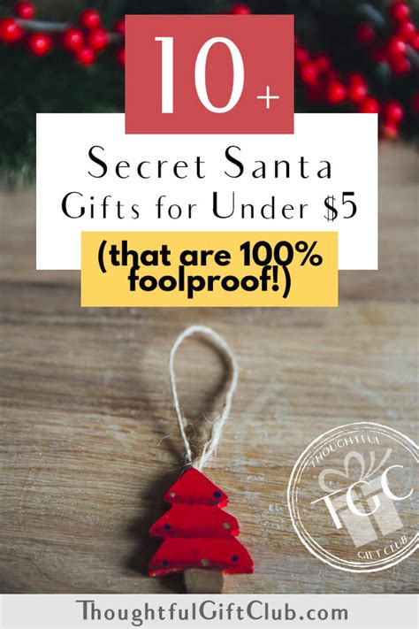 Perfect Secret Santa Gifts You Can Buy for $5 or Less! [2022 Edition]