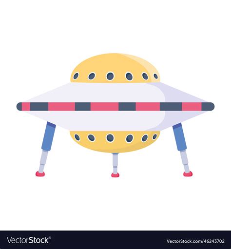 Alien ship Royalty Free Vector Image - VectorStock