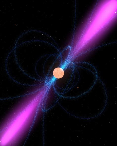 Pulsar Star NASA | Artist’s impression of a pulsar. Pulsars are ...