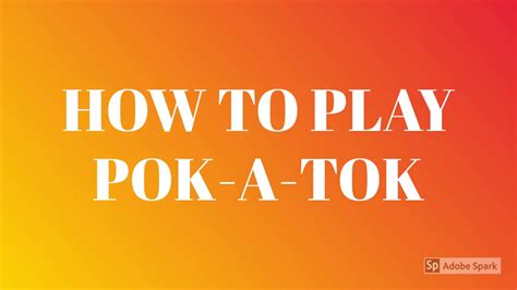 POK A TOK: A beginners guide - YouTube