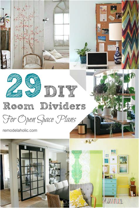 Remodelaholic | 29 Creative DIY Room Dividers For Open Space Plans