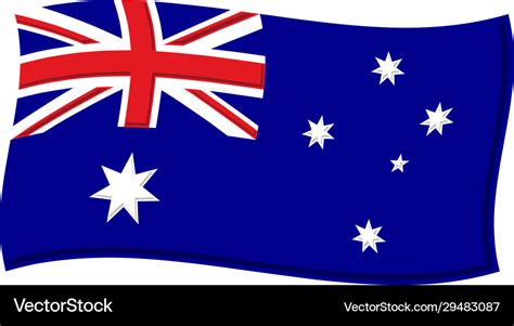 Australian flag graphic Royalty Free Vector Image