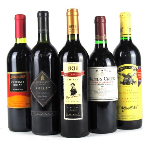 Assorted Australian Red Wines 5x75cl | Wine Auctioneer