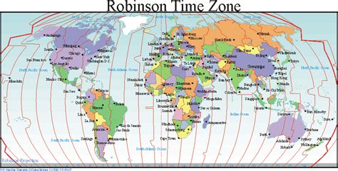 World Time Zone Map