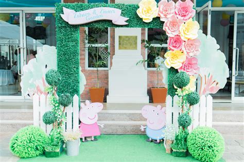 Zahara & Ziam’s Garden Tea Party with Peppa Pig and Friends - Entrance ...