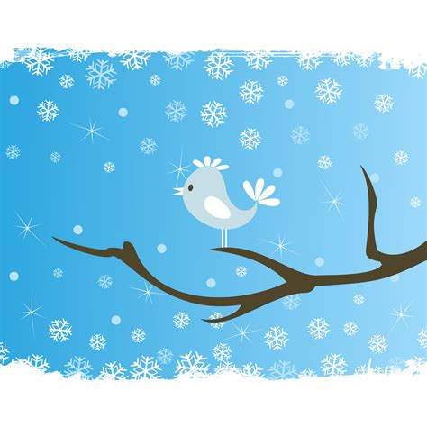 Bird on a branch. Vector illustration 17691892 Vector Art at Vecteezy