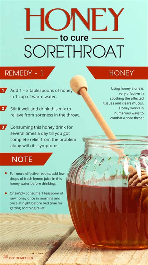 How to Get Rid of Sore Throat using Honey