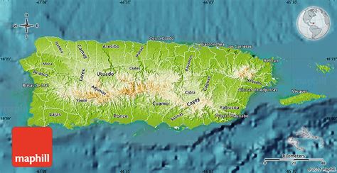 Map Puerto Rico Satellite - Share Map