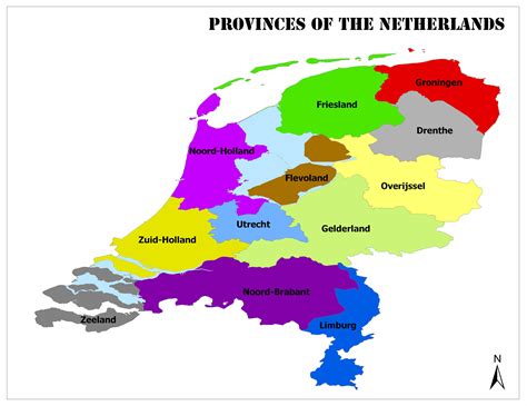 Dutch Provinces Map