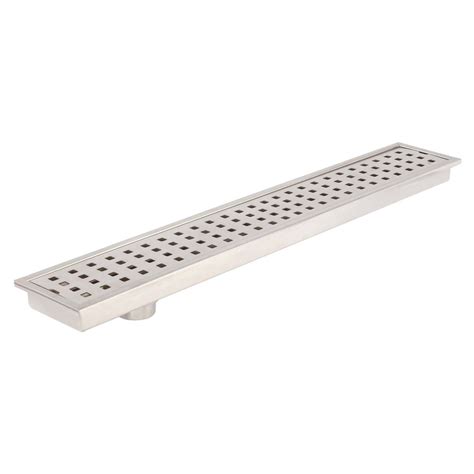 Vida Stainless Steel Shower Channel Drain, For Floor, Thickness: 1mm at ...