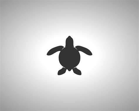 turtle vector silhouette 21623328 Vector Art at Vecteezy