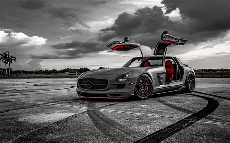 Mercedes Sls Amg Black Wallpaper