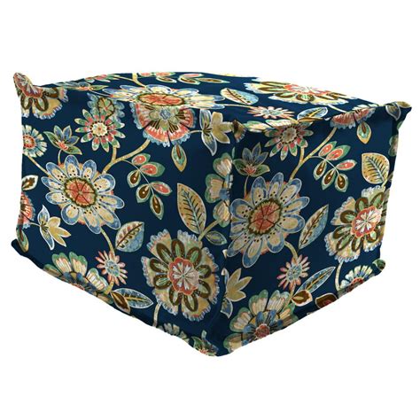 Outdoor Pouf Ottoman with Flange, Multi color - Walmart.com - Walmart.com