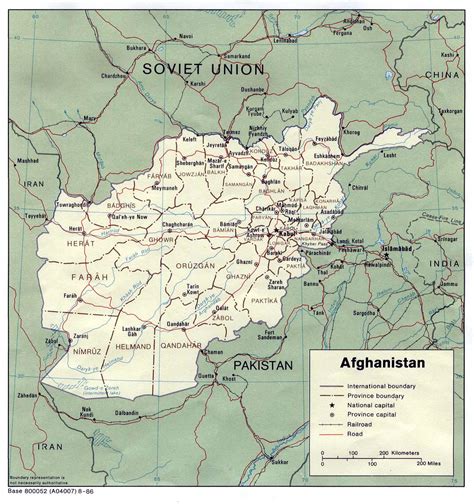 Maps of Afghanistan | Detailed map of Afghanistan in English | Military ...