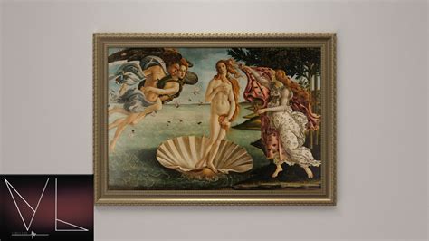 3D painting birth venus - TurboSquid 1261803