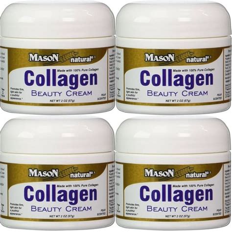 4 x Pure Collagen Cream Moisturizing Hydrolyzed Reduce Fine Lines ...