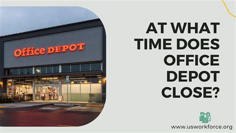 Office Depot Hours - What Time Does It Open & Close In 2023? | By USw ...