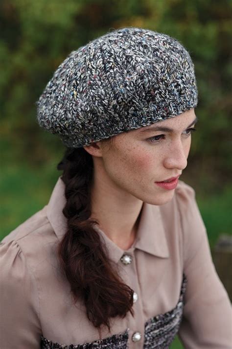 Free Beret Knitting Pattern | Knitting patterns, Knitting, Crochet yarn