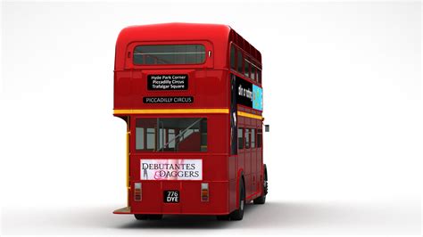 London Double Decker Bus model - TurboSquid 2010491