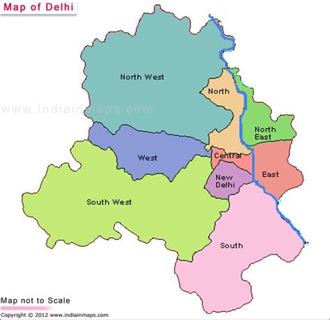 Political Map of New Delhi is showing you the information and detailed ...