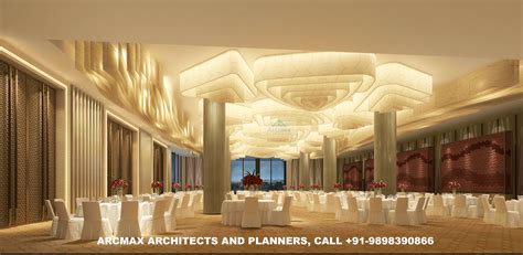 Banquet Hall Design | Simple Marriage Hall Plan | Arcmax Architects