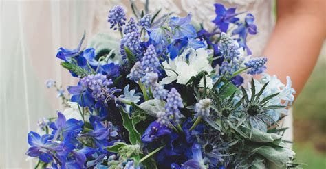 A Guide to Blue Wedding Flowers & Bouquets for Your Special Day