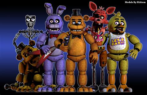 [C4D] FNAF1 Models by HiAtom Download by HiAtom on DeviantArt