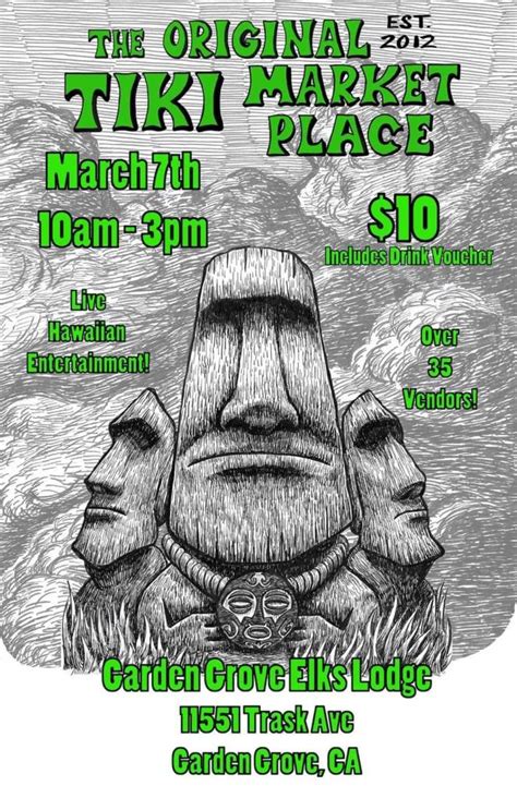 Moai March 7th Madness at Elks Lodge, Garden Grove – Music by Desi