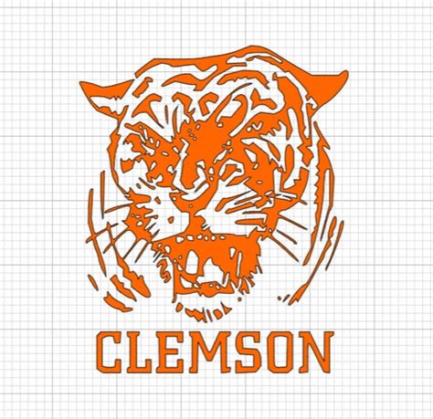 Clemson Tigers Svg File - Etsy