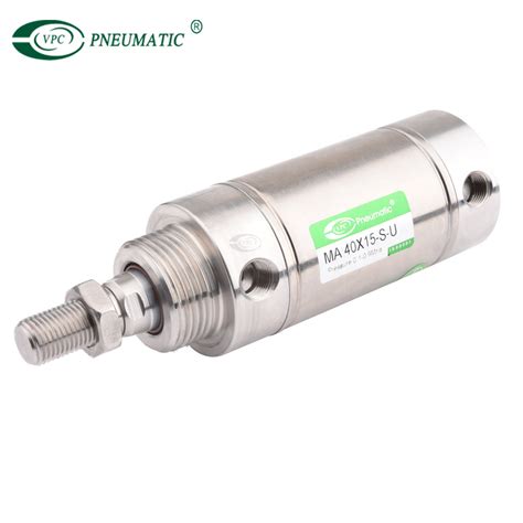 Ma Series Micro Small Stainless Steel Pneumatic Cylinder of Seivelling ...