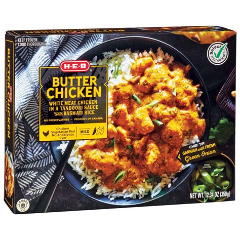 H-E-B Butter Chicken Frozen Meal - Shop Entrees & sides at H-E-B