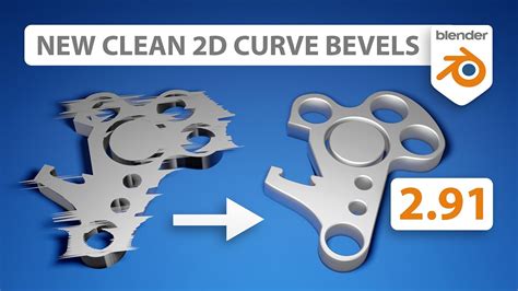 New Clean 2D Curves Bevels in Blender 2.91 with this Simple Trick ...