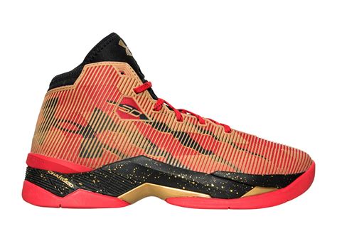 Under Armour Curry 2.5 49ers Red Black Metallic Gold - SBD