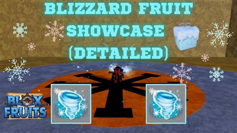 『The new Blizzard Fruit Showcase 』INSANE FRUIT ️ (Bloxfruit Roblox ...