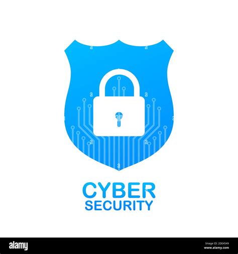 Cyber security logo with shield and check mark. Security shield concept ...