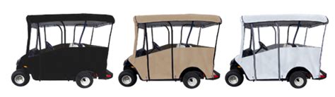 4-Passenger Extended 80" Roof Golf Cart Cover