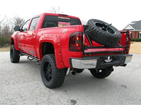 Lifted Red Chevrolet Silverado Z71 Off-road Truck | Chevy SUV's ...