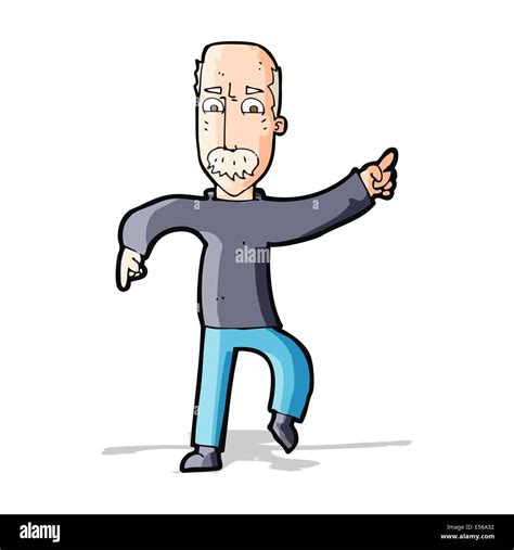 cartoon angry old man Stock Vector Image & Art - Alamy