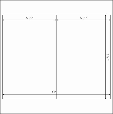 Half Fold Greeting Card Template Word - Printable Templates Free