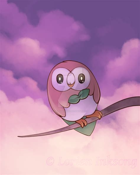 Rowlet Speedpaint by LorienInksong on DeviantArt